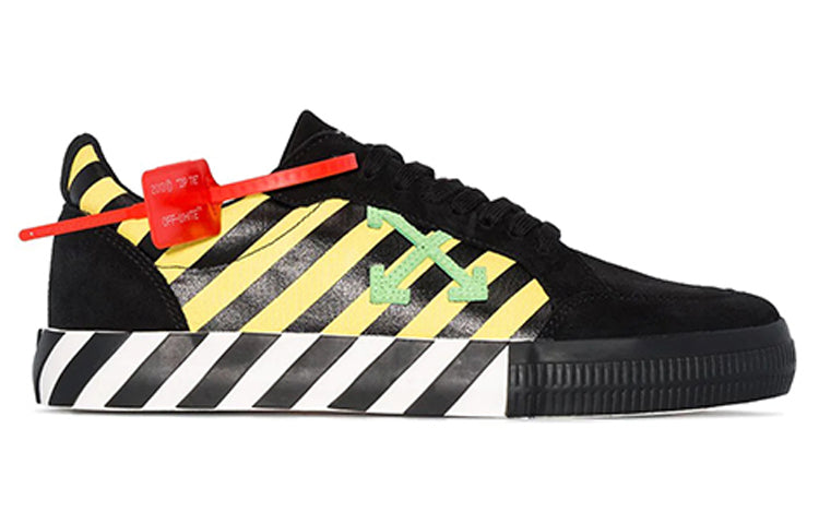 Off-White Vulc Low 'Black Yellow Green' OMIA085E19C210476040