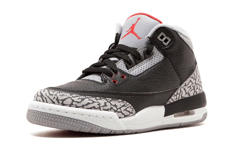 (GS) Air Jordan 3 Retro OG 'Black Cement' 2018 854261-001