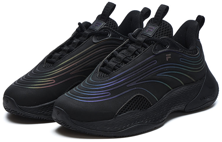 (WMNS) FILA FUSION Ray 2 Sneakers 'Core Black' T12W311107FBK