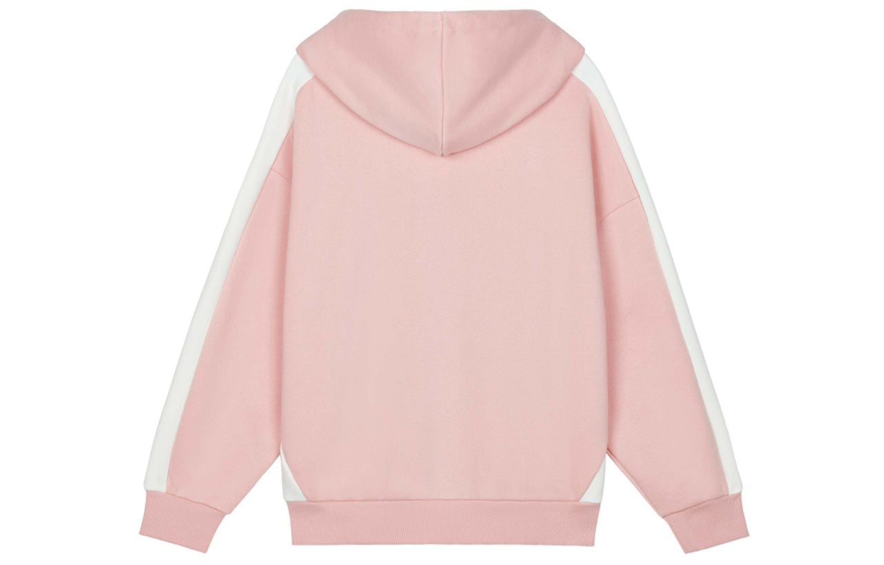 (WMNS) New Balance Splicing Hoodie Pullover Pink Red AWT03398-PSN