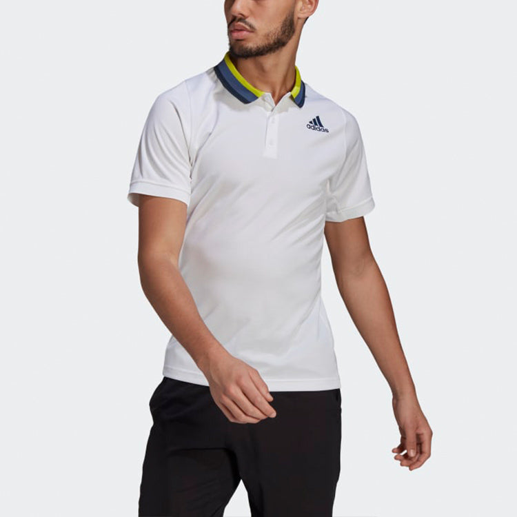 adidas Flft Polo Pb Hr Tennis Breathable Sports Short Sleeve polo White GP5736