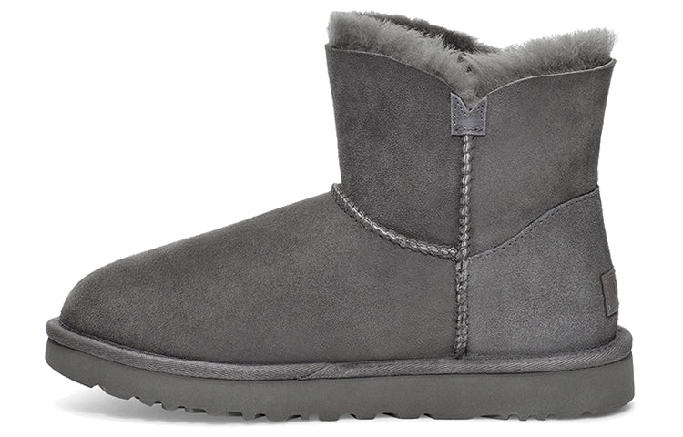 (WMNS) UGG Bailey Zip Mini Fleece Lined Gray 1112481-GREY