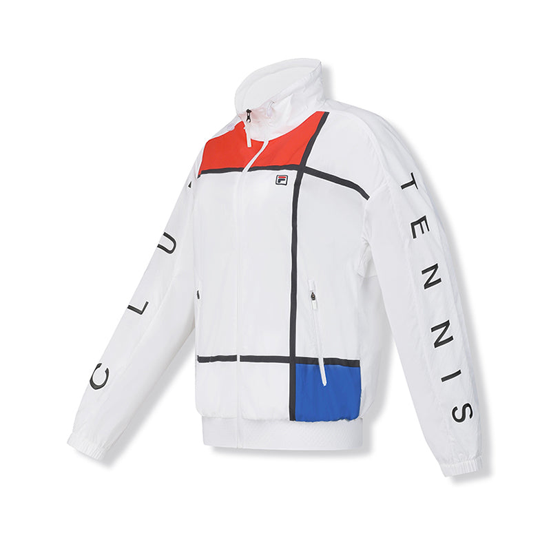 (WMNS) FILA Core Athletics Tennis Woven Jacket 'White' A11W423703F-WT