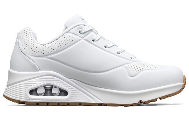 (WMNS) Skechers Uno Stand On Air 'White' 73690-WHT