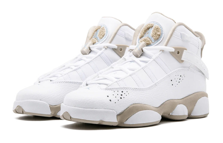(GS) Air Jordan 6 Rings 'White Sand' 323399-107