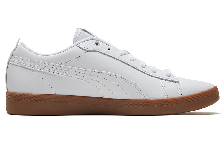 (WMNS) PUMA Smash V2 L 'White Gum' 365208-12