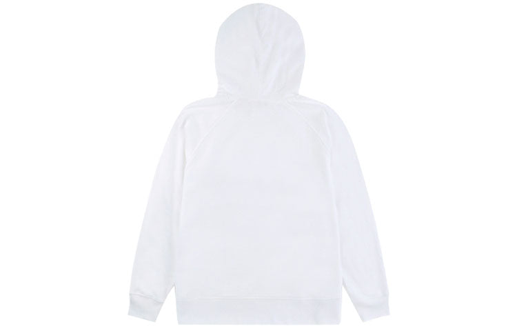 (WMNS) Levi's Alphabet Logo Printing Hoodie White 35946-0100