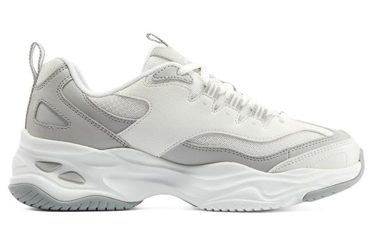 (WMNS) Skechers D'lites 4.0 'White Grey' 896144-WGY
