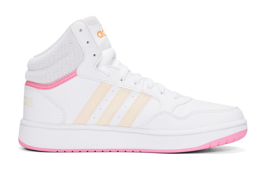 (PS) adidas Hoops Mid 3.0 K 'White Pink' HP6158
