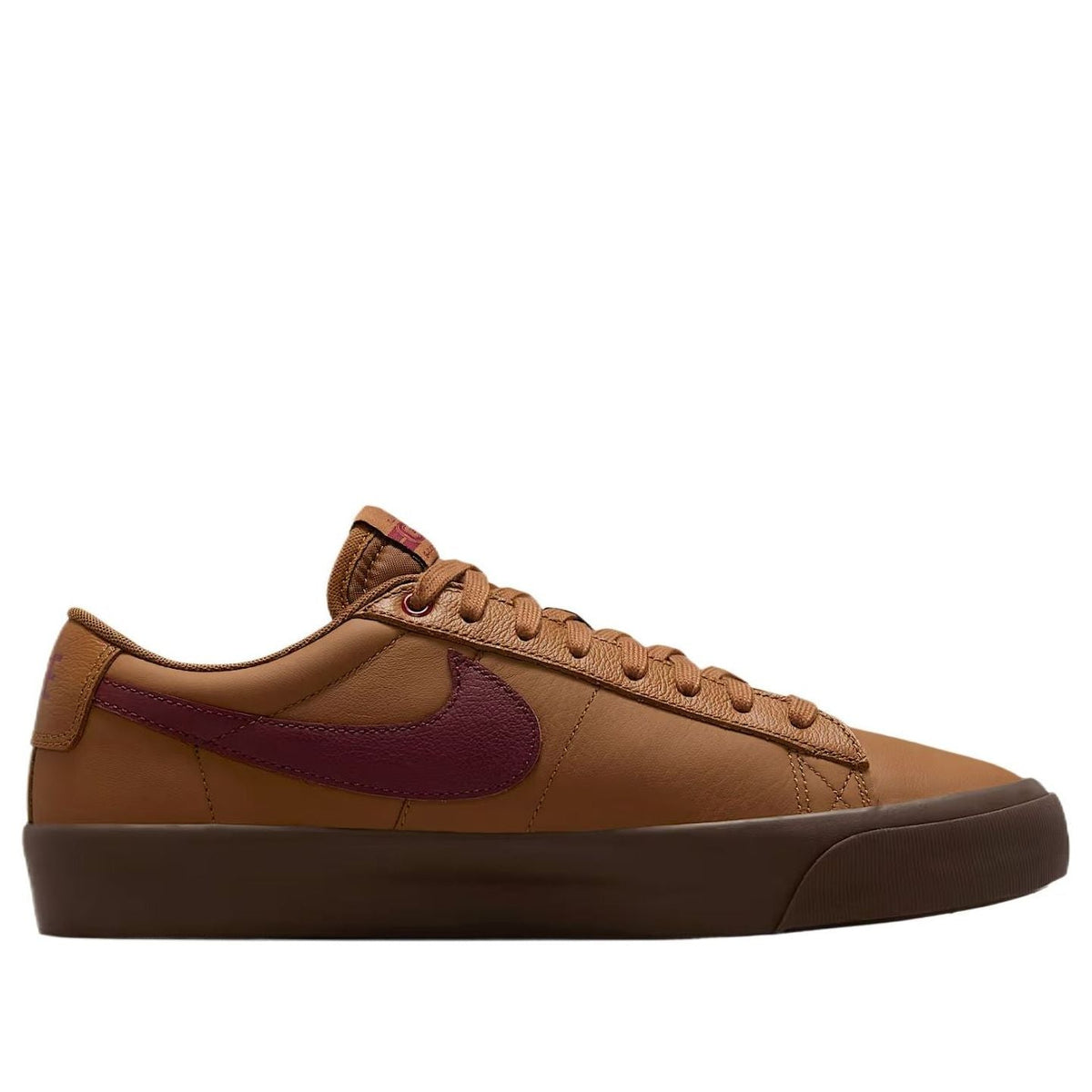 Nike Zoom Blazer Low Pro GT SB 'Light British Tan Dark Team Red' DV1226-200