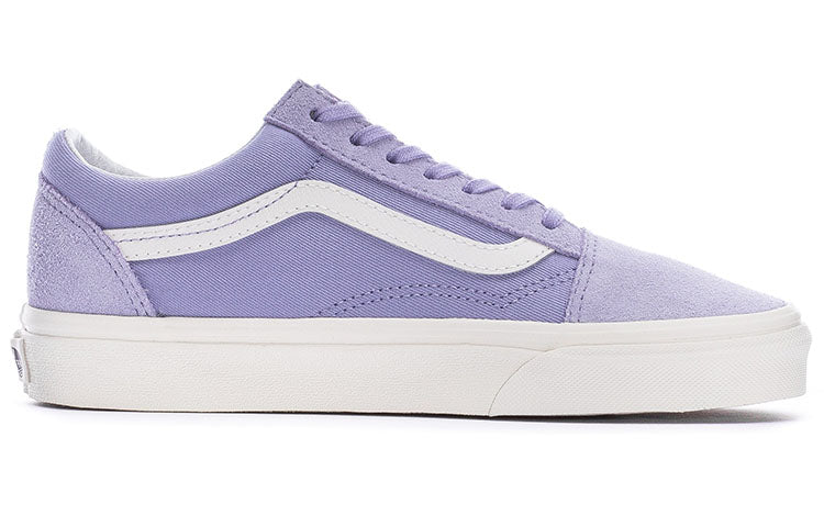 Vans Old Skool Low Tops Casual Skateboarding Shoes Unisex Purple White VN0A3493B6G