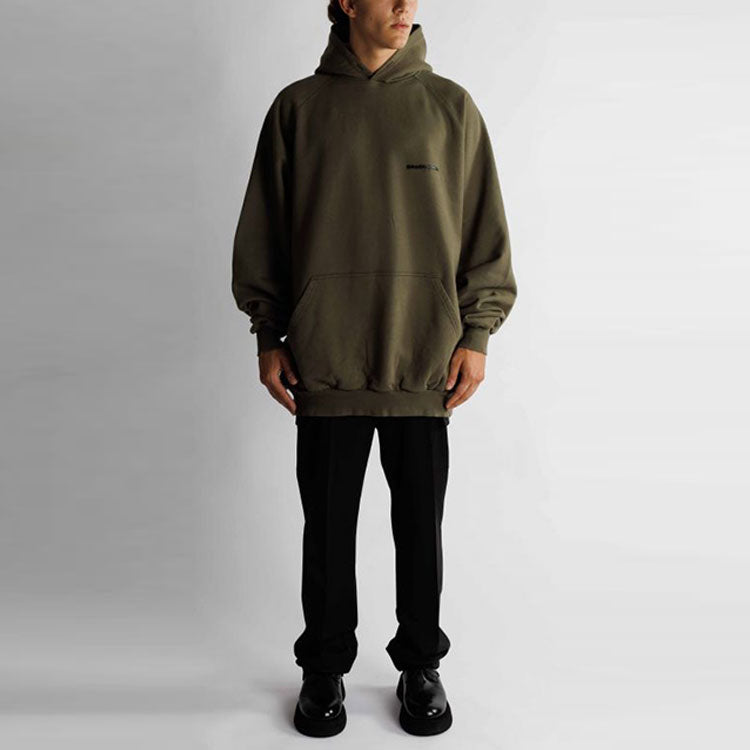 Balenciaga Strike 1917 Oversized Hoodie 'Khaki' 697879TMVH22930