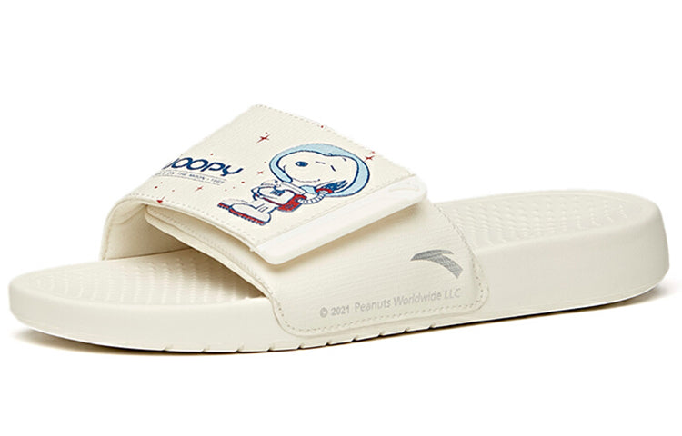 ANTA x Snoopy Life Series Slides 'White' 912126993-3