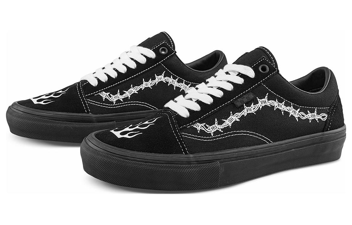 Vans Skate Old Skool Classic Skateboarding Shoes Unisex Black VN0A5FCBB8C