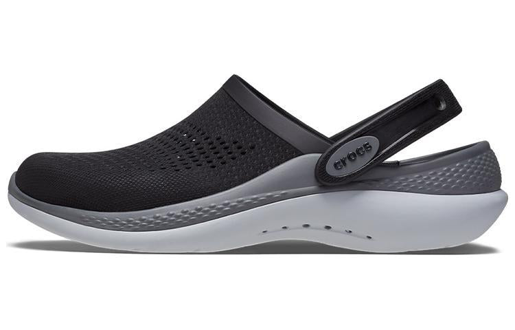 (GS) Crocs LiteRide 360 Clogs 'Black Grey' 207021-0DD
