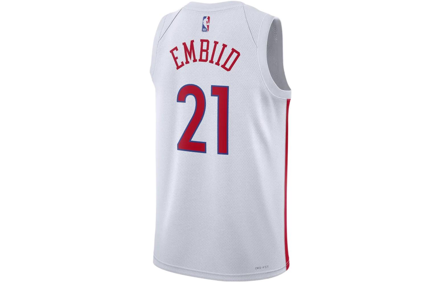 Nike Dri-FIT NBA Philadelphia 76ers Joel Embiid City Edition 2022/23 Swingman Jersey DO9606-101