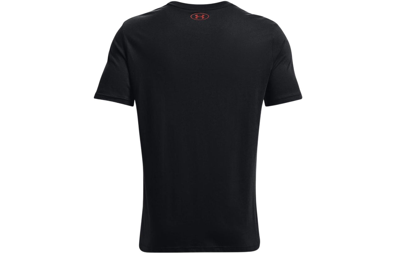 Under Armour Project Rock Brahma Bull T-shirt 'Black Red' 1371214-001