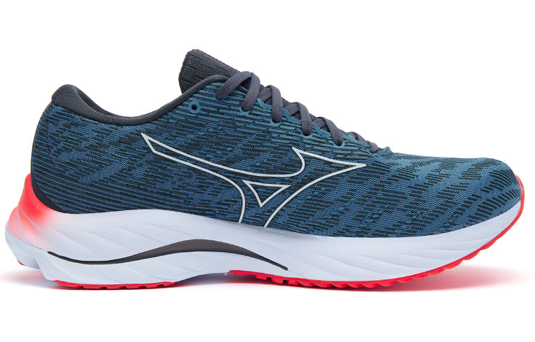 Mizuno Wave Rider 26 'Navy Teal Bright Orange' J1GC220351