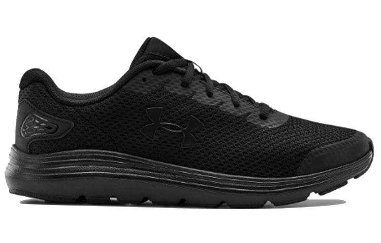 Under Armour Surge Shock Absorption Non-Slip Low Tops Sports Black 3022595-002