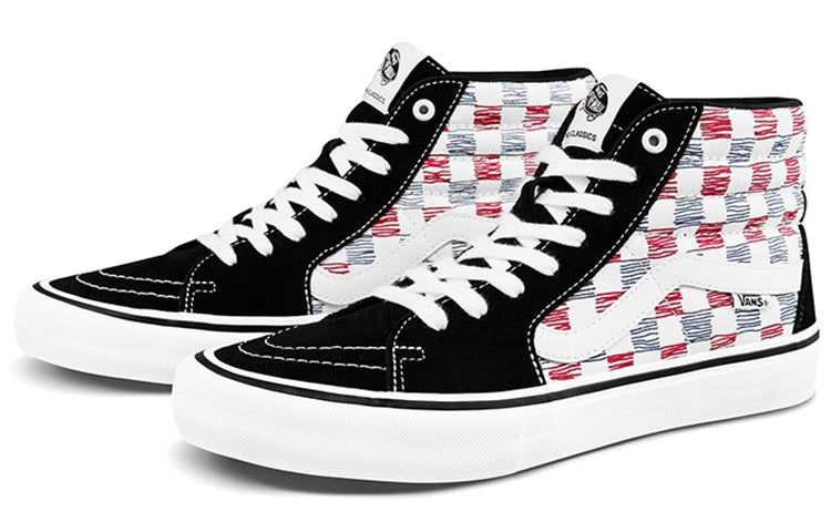 Vans SK8-HI Pro 'Sketch Checkerboard' VN0A45JD2MB