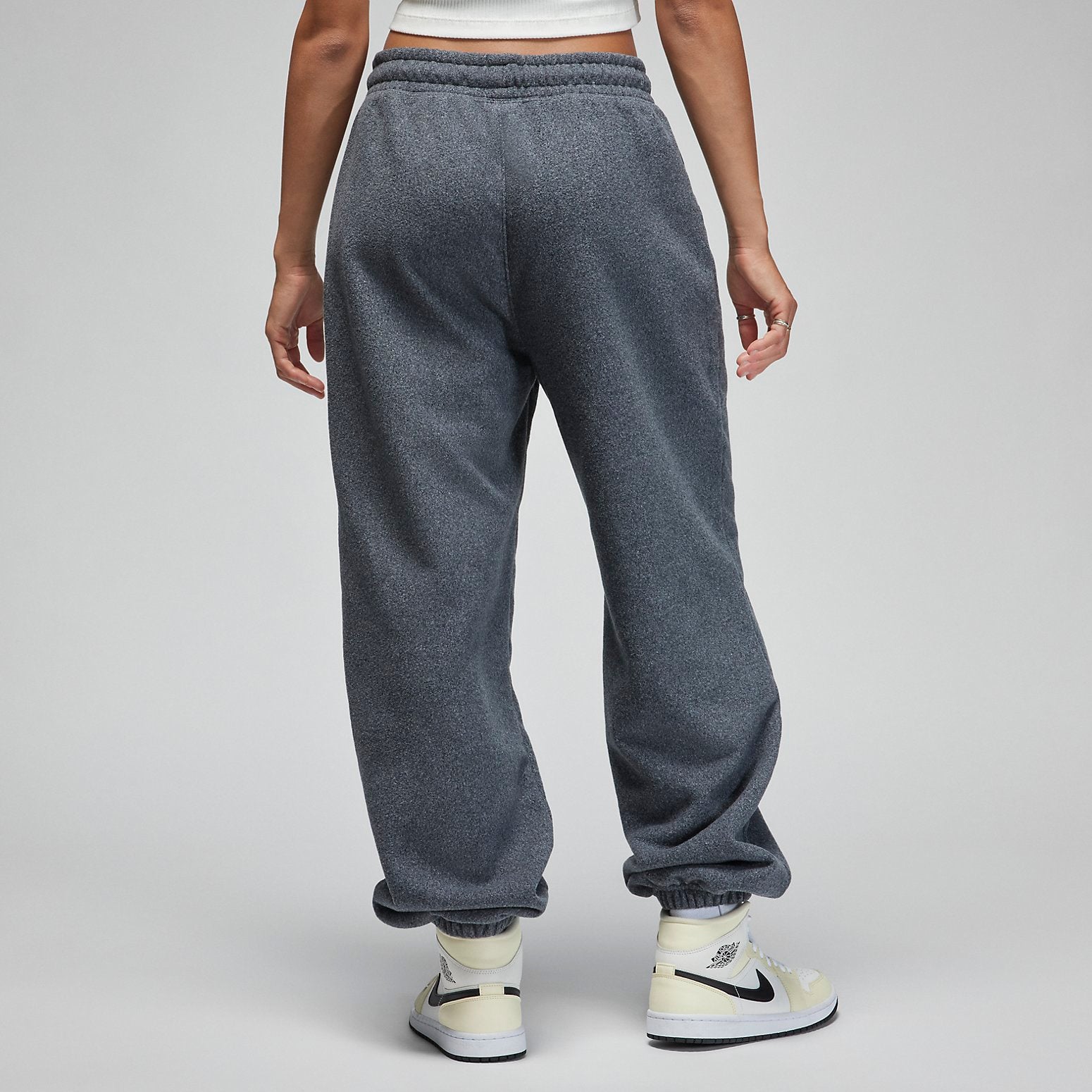 (WMNS) Air Jordan Flight Sweatpants 'Dark Grey' FD7234-010