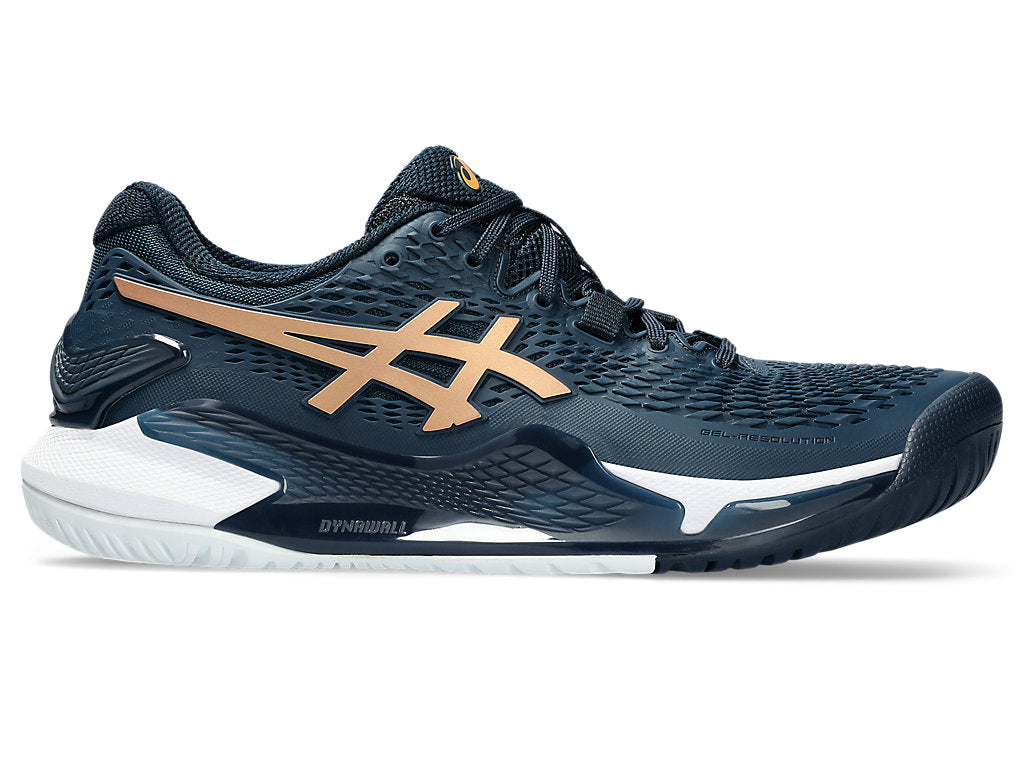 (WMNS) ASICS Gel-Resolution 9 'French Blue Pure Gold' 1042A268-960