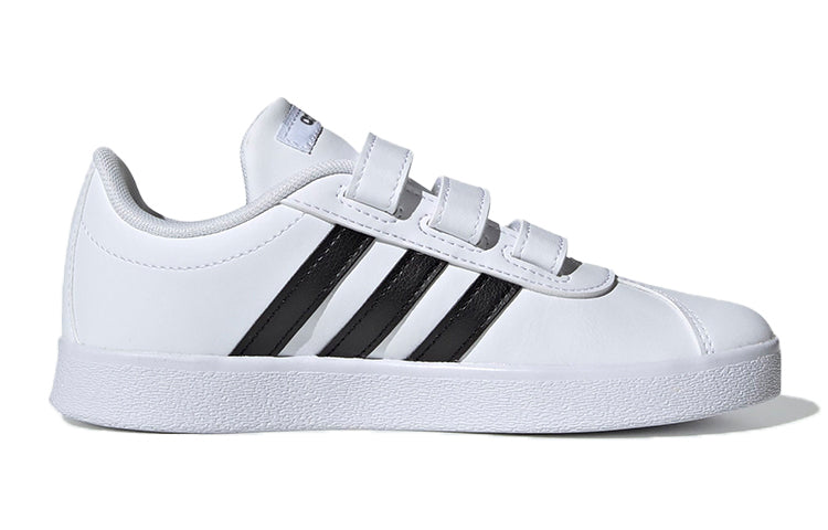(PS) adidas VL Court 2.0 'White Black' DB1837