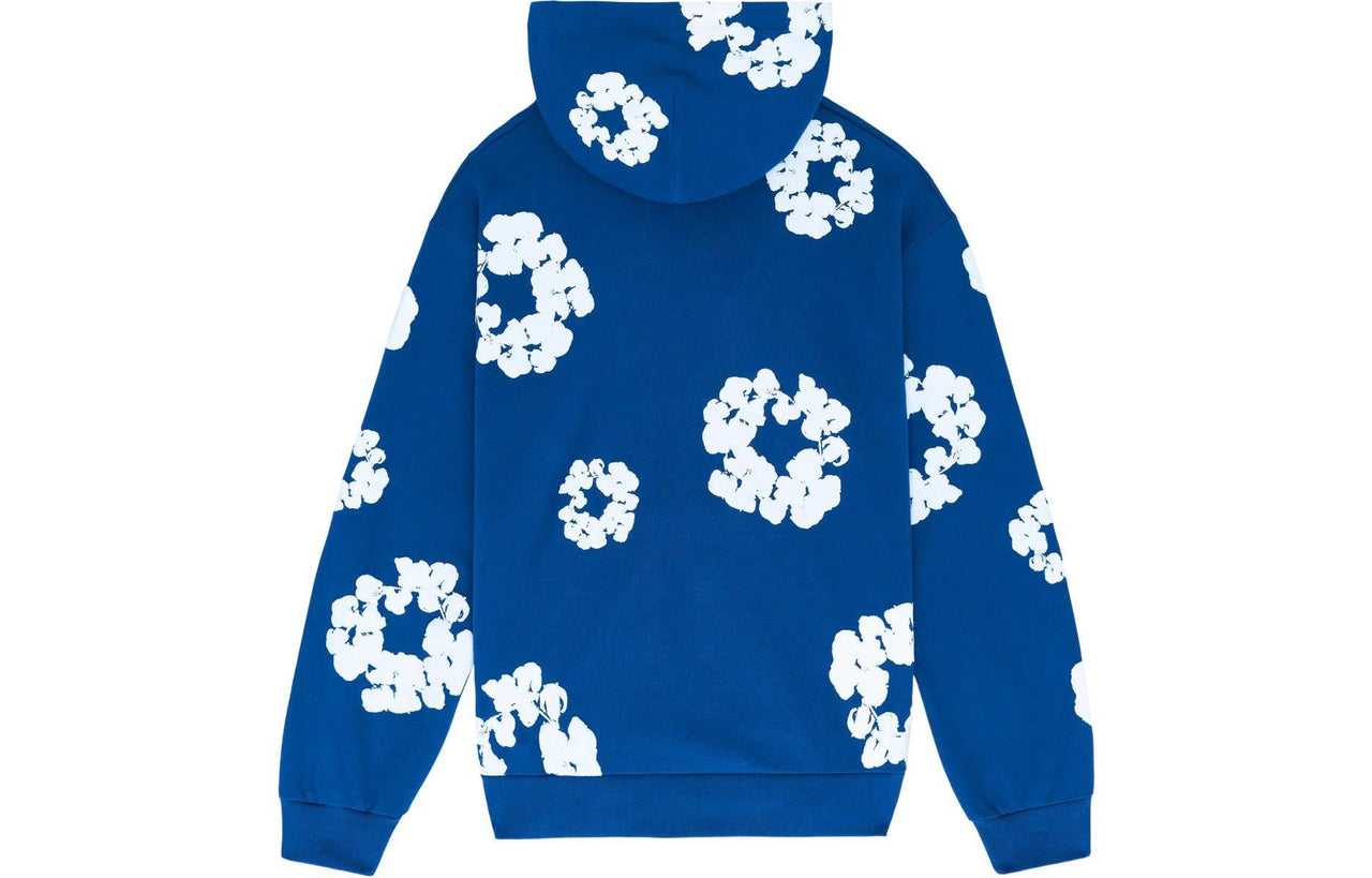 Denim Tears Cotton Wreath Hoodie 'Blue White' 301-020-30