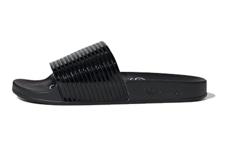 (WMNS) adidas originals Adilette W 'Black' F33934