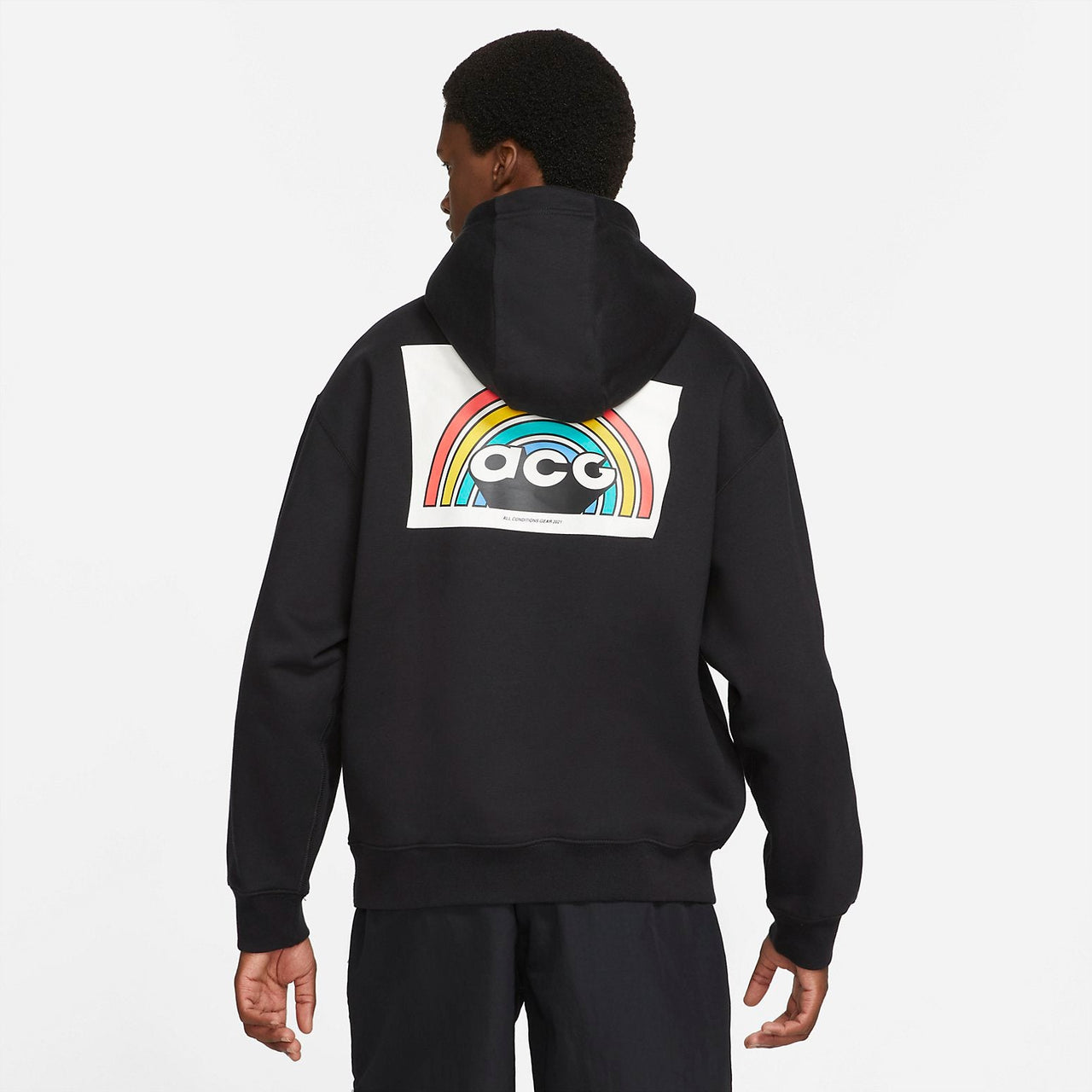 Nike ACG Graphic Popover Hoodie 'Black' DJ1293-010