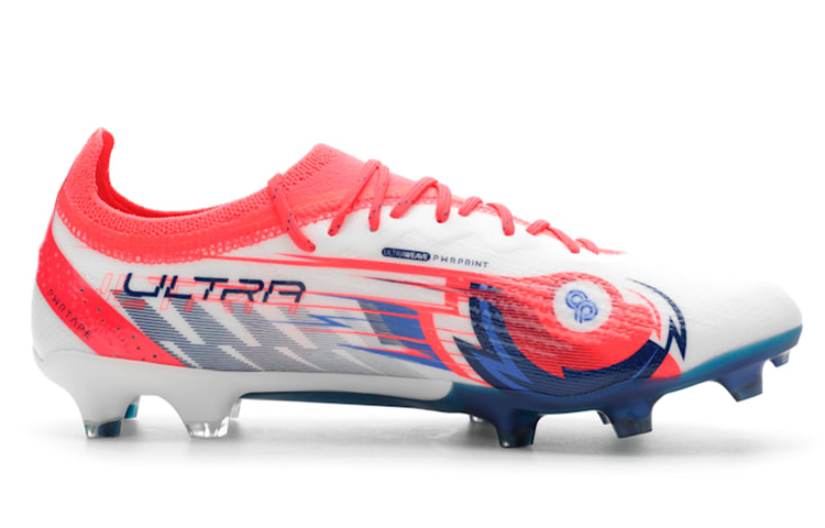 PUMA Ultra Ultimate FG AG x Christian Pulisic 'White Blazing Blue' 107320-01