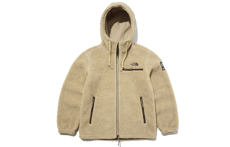 THE NORTH FACE Hood Fleece Eco Jacket 'Brown' NJ4FL57B