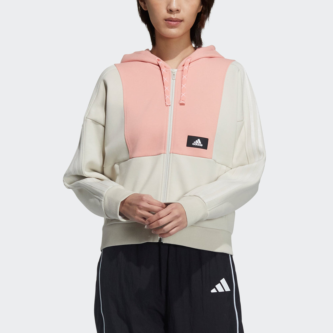 (WMNS) adidas STR Knitted Jacket 'Pink White' GP0691
