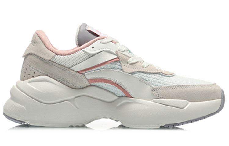 (WMNS) Li-Ning Candle Dragon 'White Light Blue Pink' AGCQ424-3