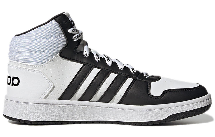 adidas Hoops 2.0 Mid 'White Black' FW4476