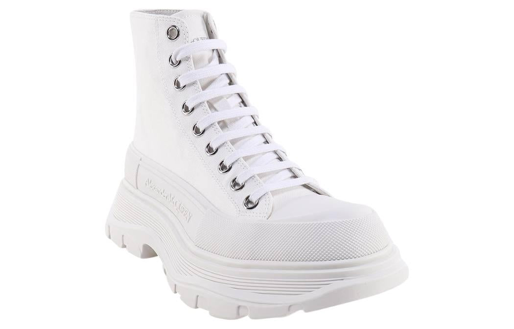 (WMNS) Alexander McQueen Tread Slick Boots 'White' 697080W4MV29000