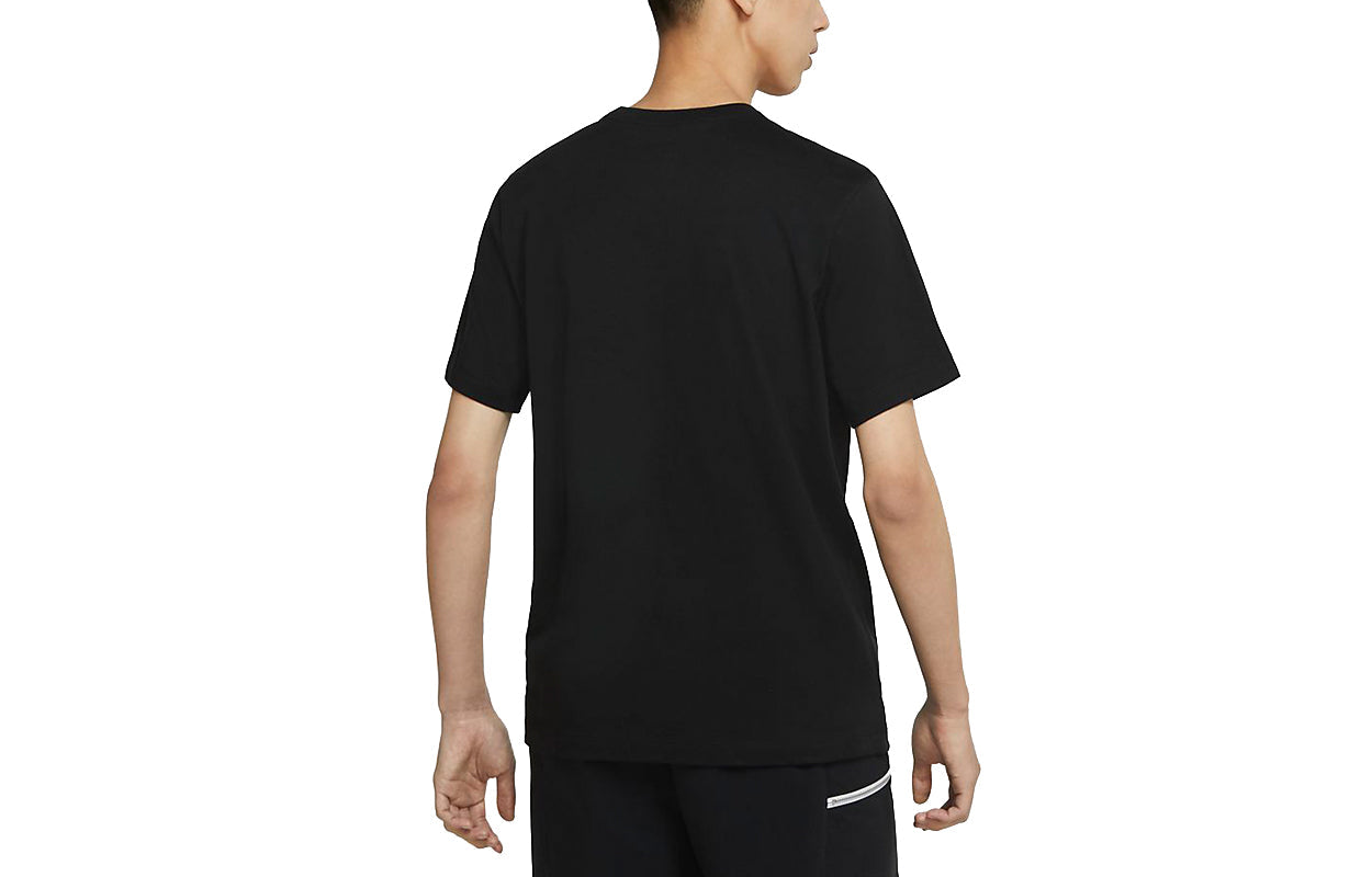 Nike Sportswear Alphabet Printing Casual Sports Short Sleeve Black DB6476-010