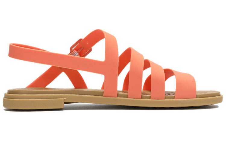 (WMNS) Crocs Tulum sandals 'Orange' 206107-82R