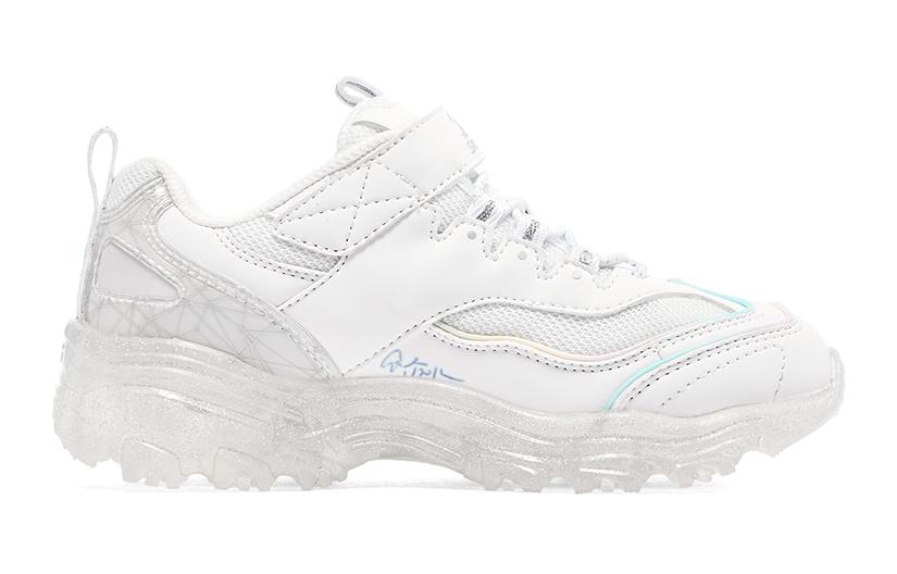 (GS) Skechers Ice D'lites 'White' 303907L-WMLT
