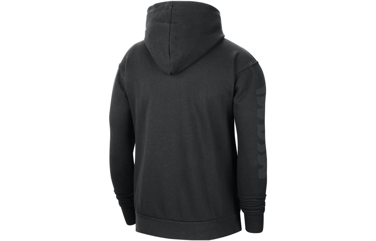 Air Jordan Miami Heat Courtside Statement Edition NBA Fleece Pullover Hoodie 'Black' DR7003-010
