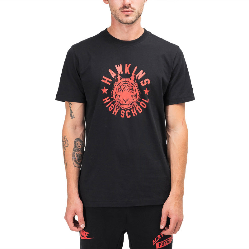 Nike x Stranger Things Tee Crossover Casual Sports Short Sleeve US Edition Black CK2342-010