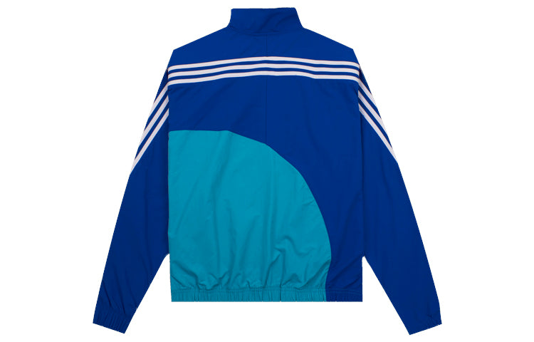 adidas originals Off Center Windbreaker Navy/Pink/Cyan FM1580
