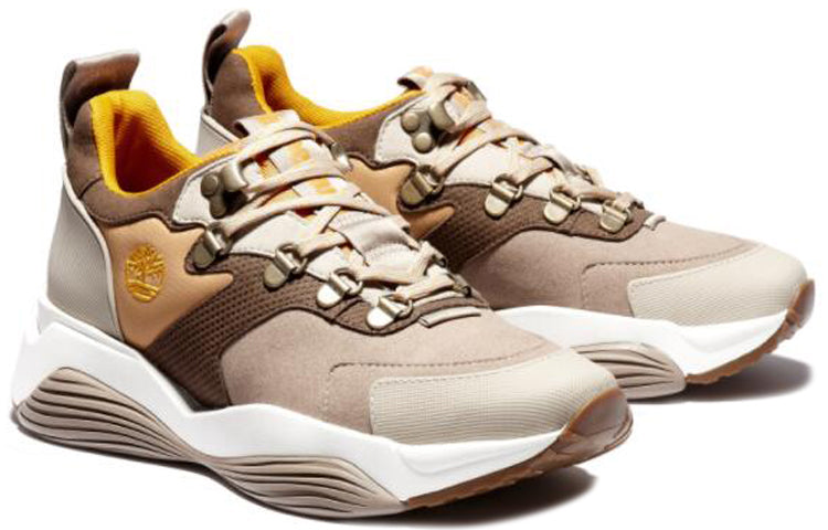 (WMNS) Timberland Emerald Bay Mixed-Media Sneakers Brown A1YDC929