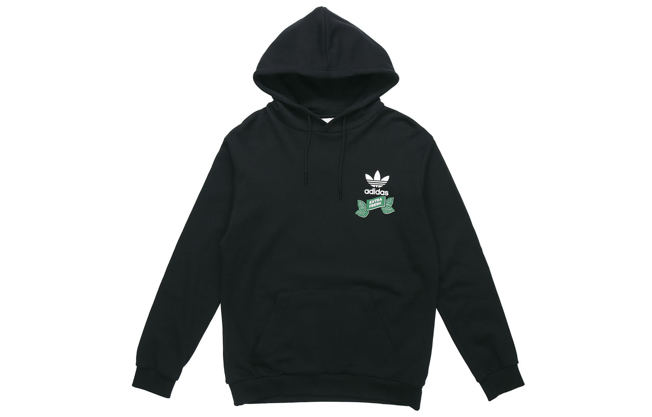 Men's adidas originals Snowflake Hooded Pullover Black FP7702