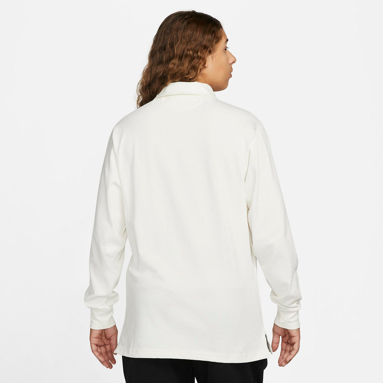 Nike Sportswear Trend Rugby Long Polo Shirts 'White' DX6753-133