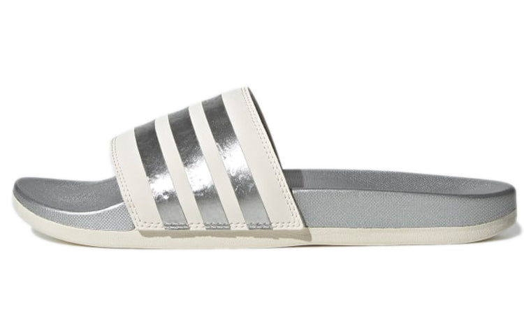 (WMNS) adidas Adilette Comfort Slide 'White Matte Silver' GW8746