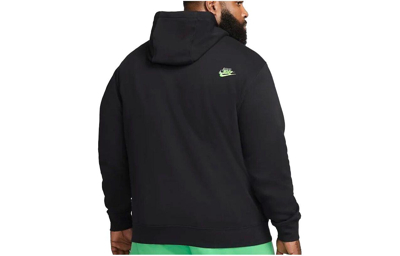 Nike Multi-Swoosh Fleece Hoodie 'Black' DM8882-010