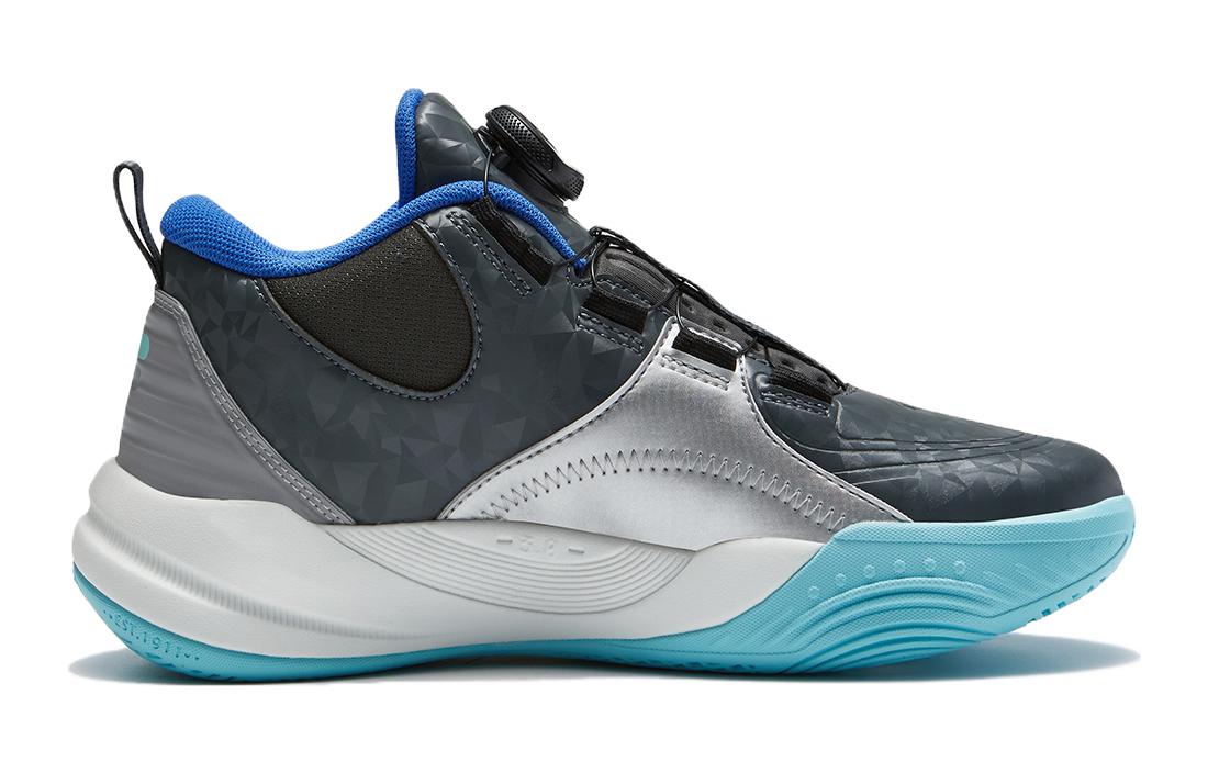 (GS) FILA FUSION Fashion Basketball Shoes 'Black Grey Blue' K15B342203FDL