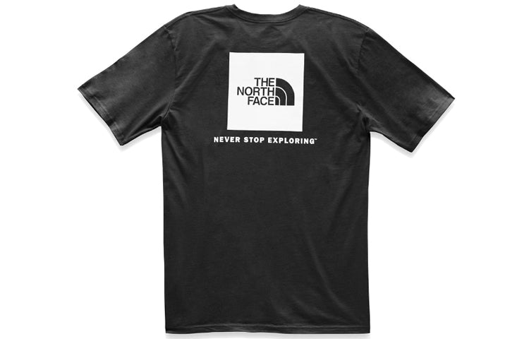 Men's THE NORTH FACE Mens Short-sleeve Red Box Tee Short Sleeve Black CA0F-KY4