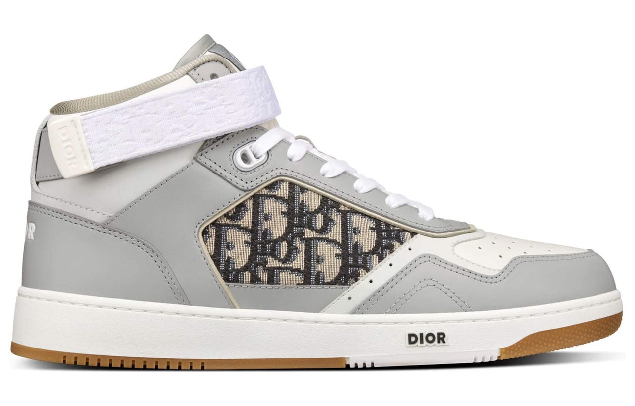 DIOR B27 High Cut Sport Shoes Grey/White 3SH132ZIR_H165